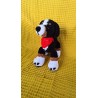 Selbstgehäkelter Berner Sennenhund mit rotem Halstuch – Amigurumi (ca. 28cm)