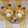 Giraffen Babyrassel gehäkelt | Handgemachtes Babygeschenk